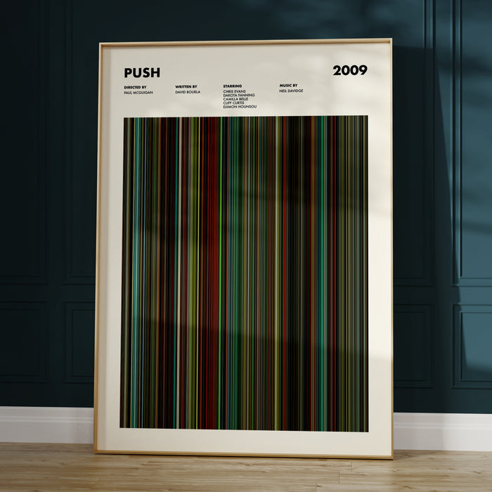 Push Movie Barcode Poster