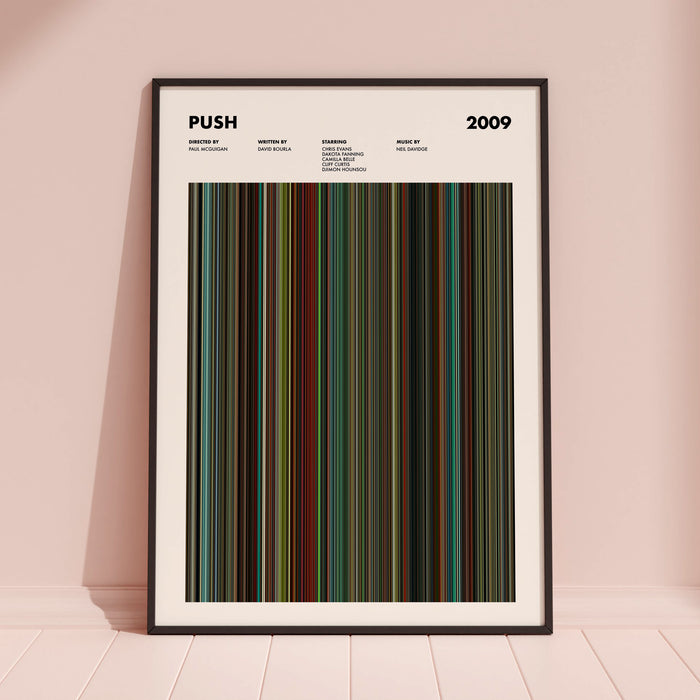 Push Movie Barcode Poster