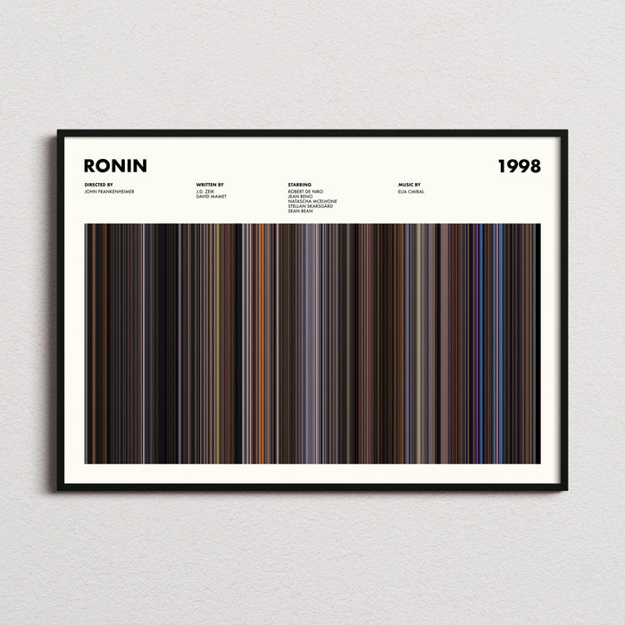 Ronin Movie Barcode Poster