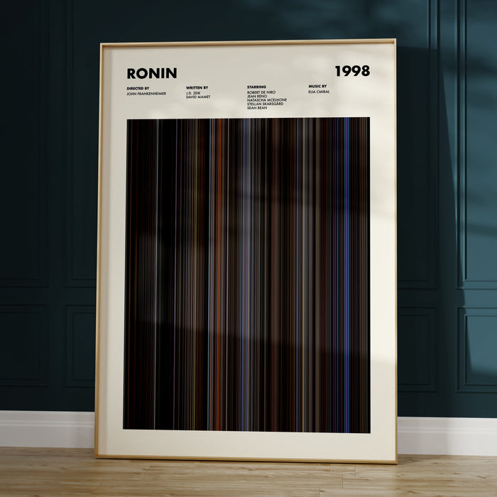 Ronin Movie Barcode Poster