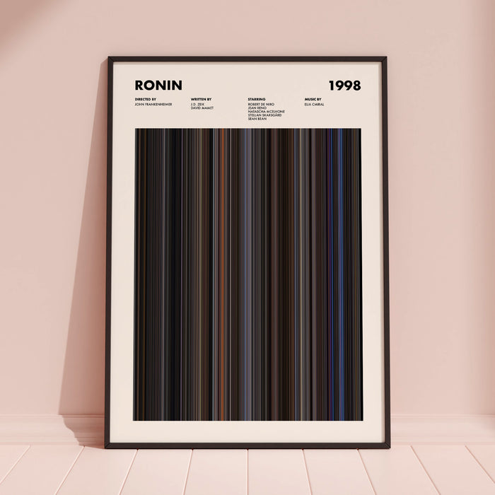Ronin Movie Barcode Poster