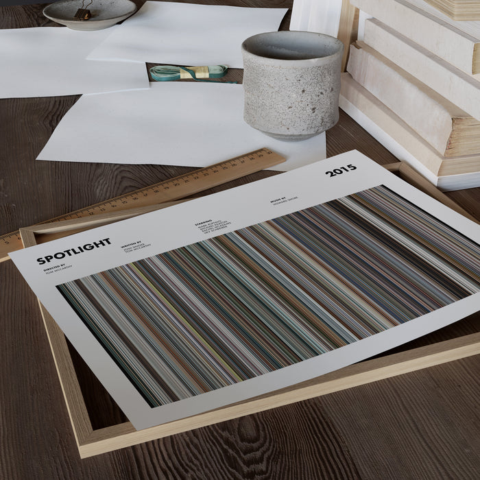 Spotlight Movie Barcode Poster