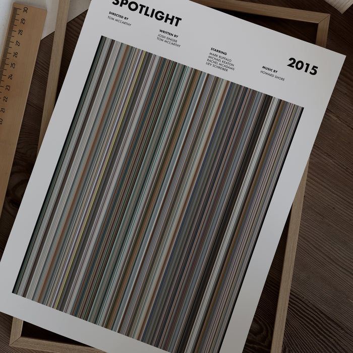 Spotlight Movie Barcode Poster