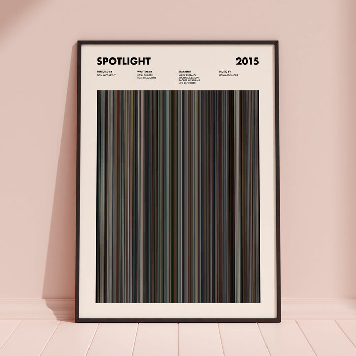 Spotlight Movie Barcode Poster