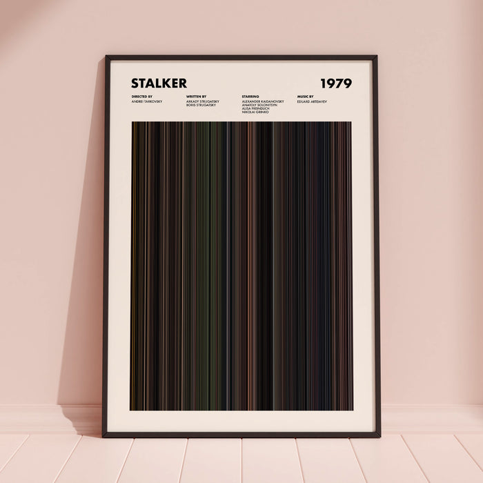 Stalker Movie Barcode Movie Barcode Poster