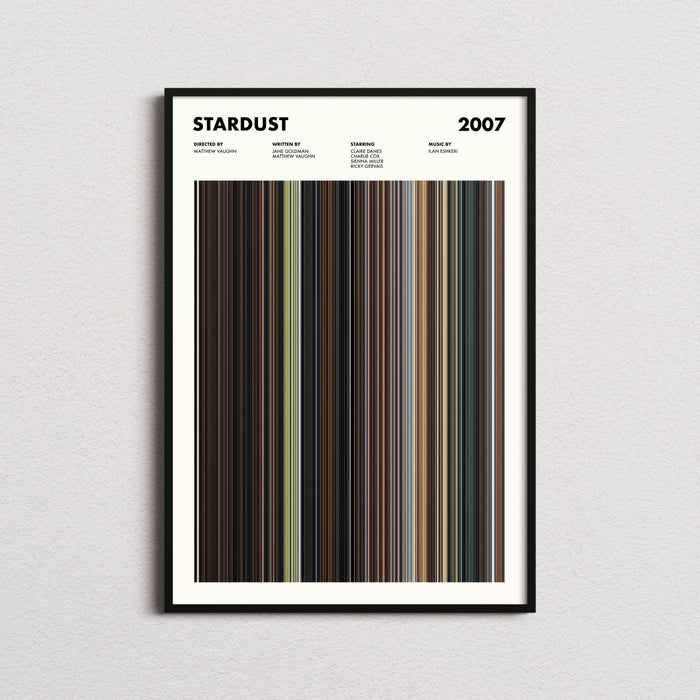 Stardust Movie Barcode Poster