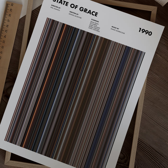 State of Grace Movie Barcode Poster