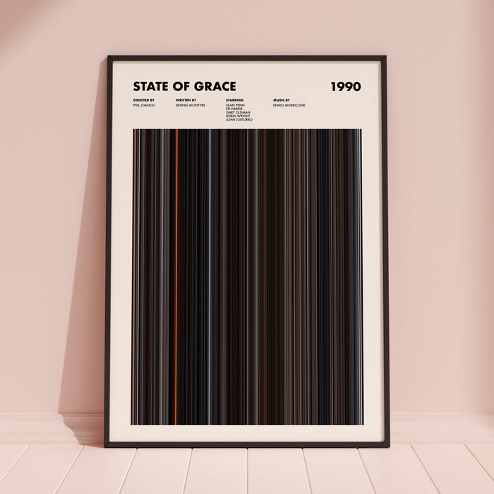 State of Grace Movie Barcode Poster