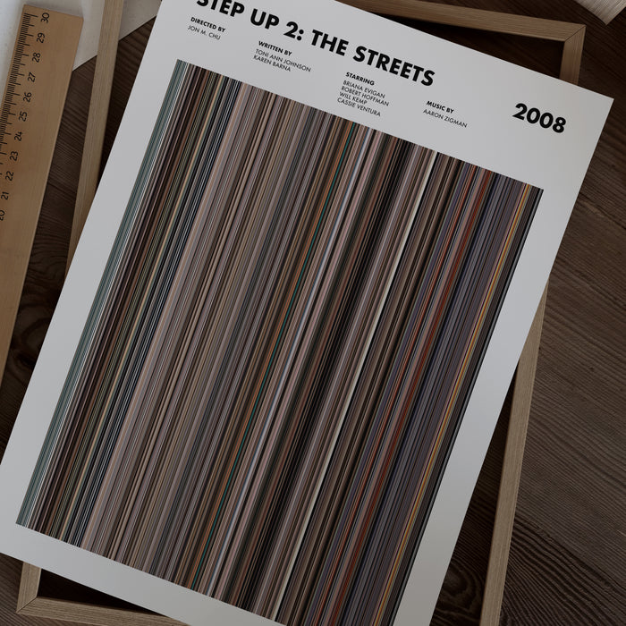 Step Up 2: The Streets Movie Barcode Poster
