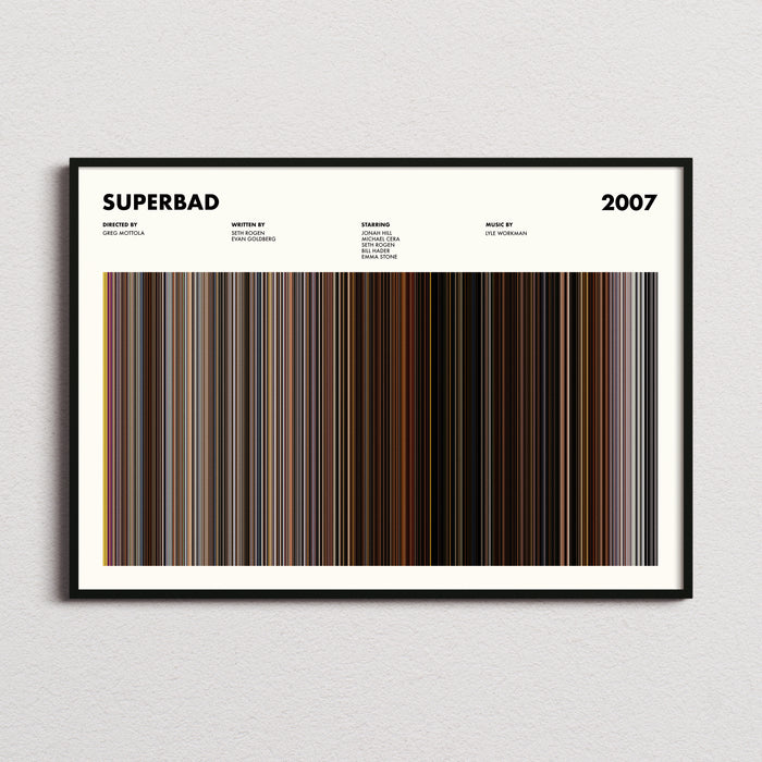 Superman Movie Barcode Movie Barcode Poster