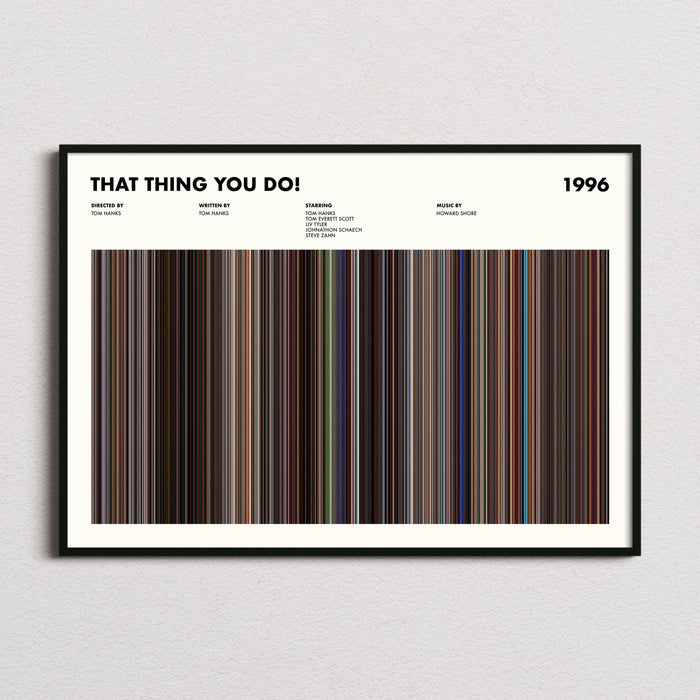 That Thing You Do! Movie Barcode Poster