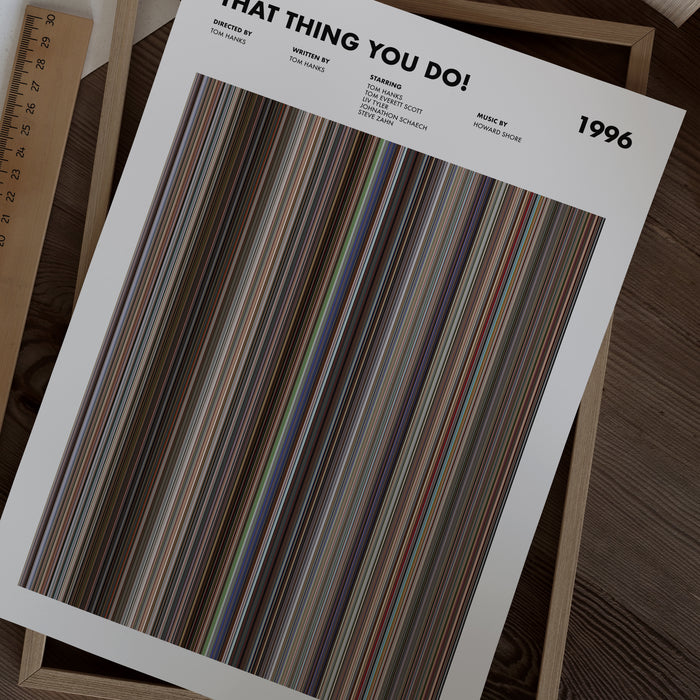 That Thing You Do! Movie Barcode Poster