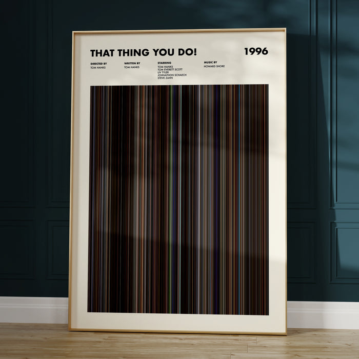 That Thing You Do! Movie Barcode Poster