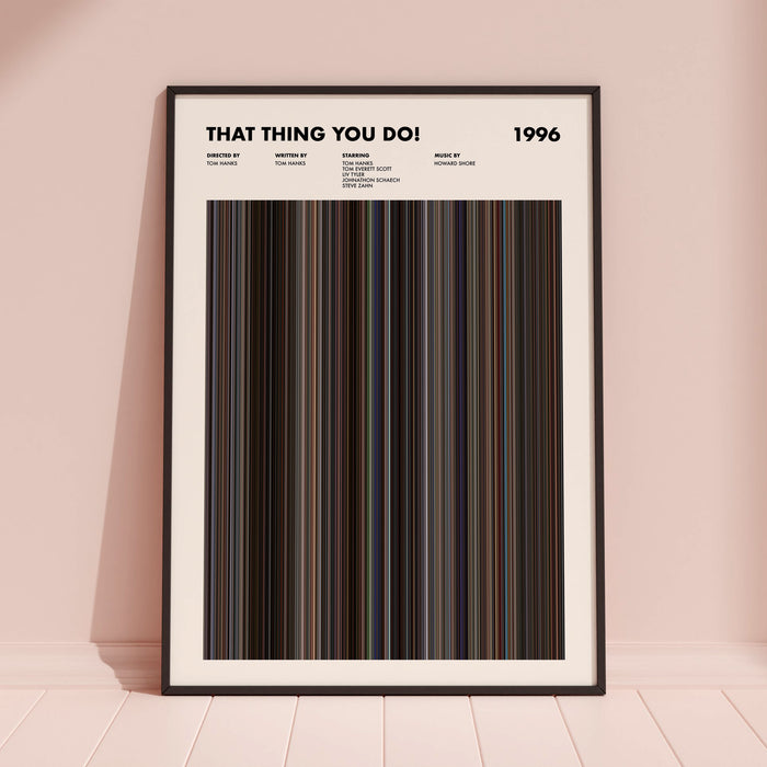 That Thing You Do! Movie Barcode Poster