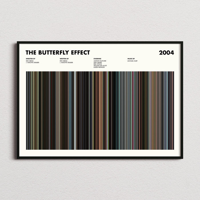 The Butterfly Effect Movie Barcode Poster