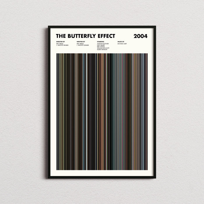 The Butterfly Effect Movie Barcode Poster