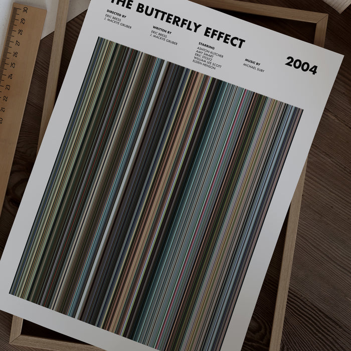 The Butterfly Effect Movie Barcode Poster