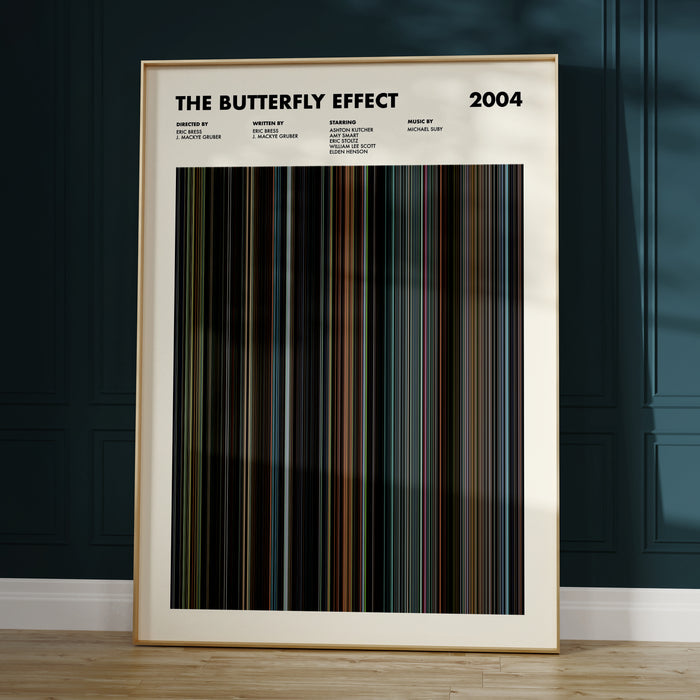 The Butterfly Effect Movie Barcode Poster