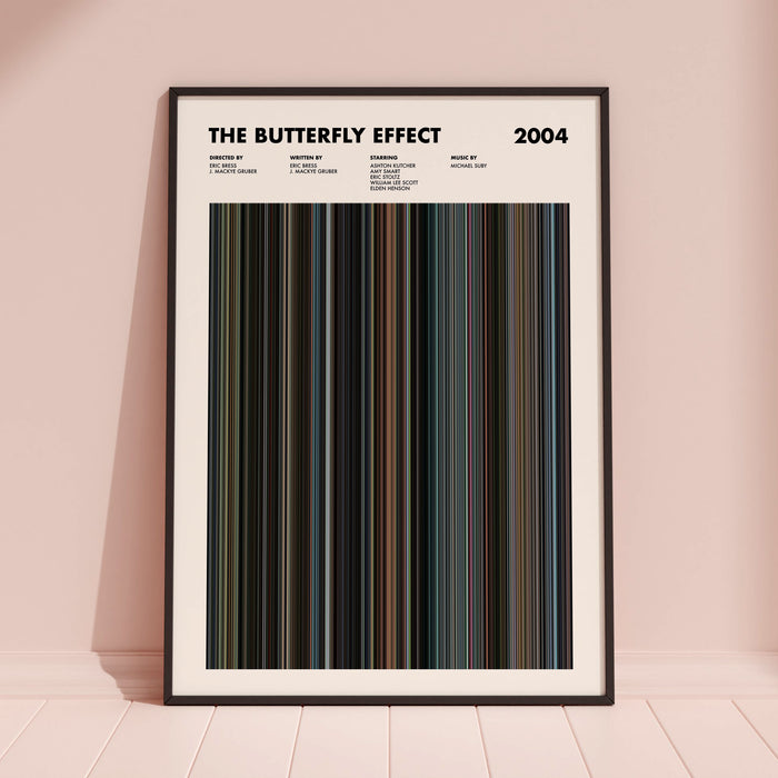 The Butterfly Effect Movie Barcode Poster