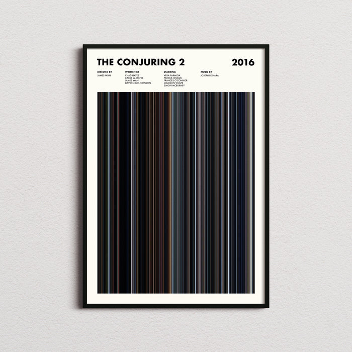 The Conjuring 2 Movie Barcode Poster