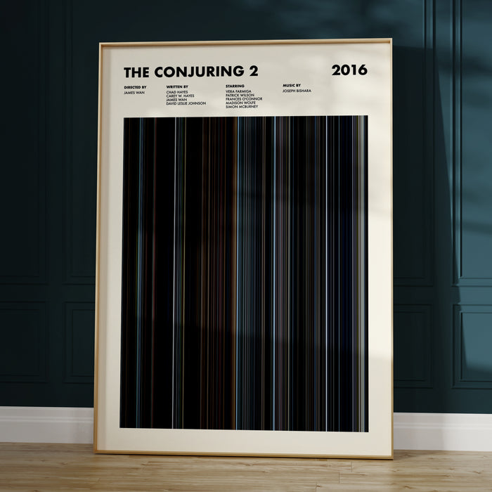 The Conjuring 2 Movie Barcode Poster