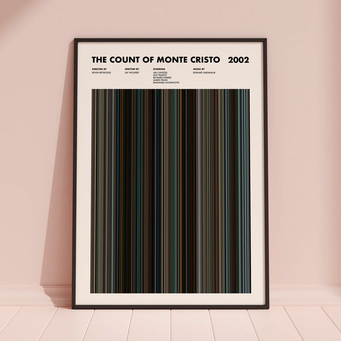The Count of Monte Cristo (2002) Movie Barcode Poster