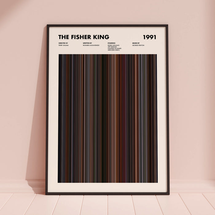 The Fisher King Movie Barcode Poster