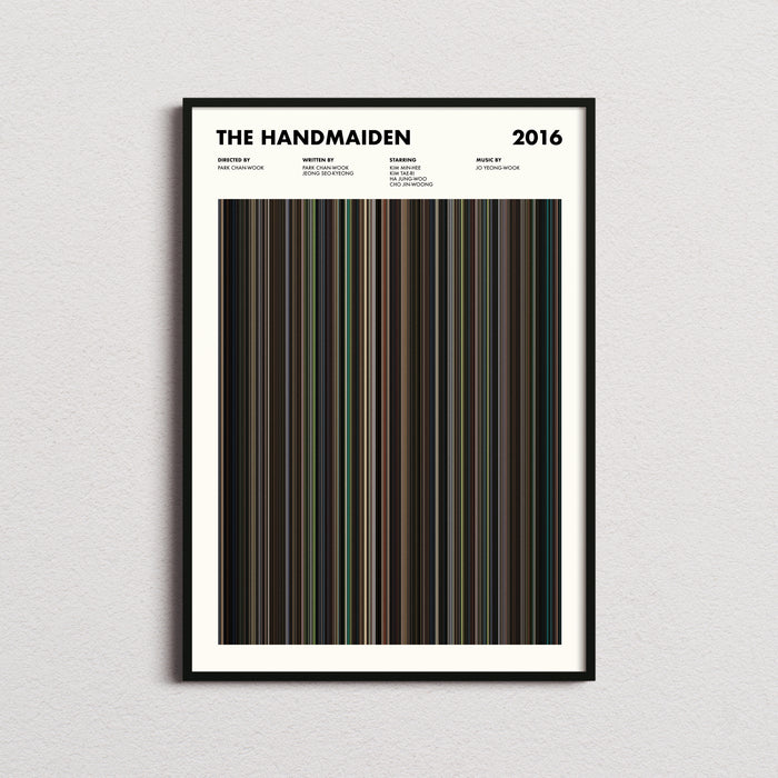 The Handmaiden Movie Barcode Poster
