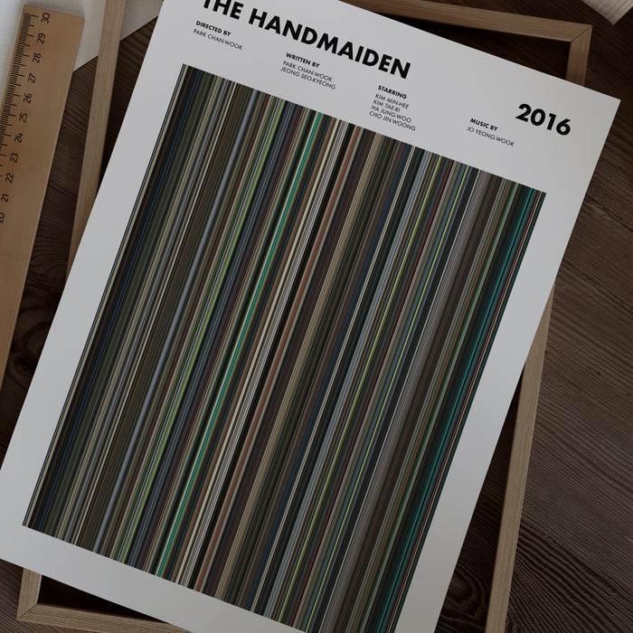 The Handmaiden Movie Barcode Poster