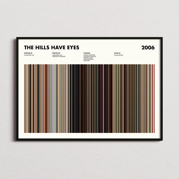 The Hills Have Eyes Movie Barcode Movie Barcode Poster