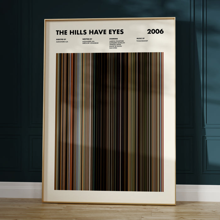 The Hills Have Eyes Movie Barcode Movie Barcode Poster