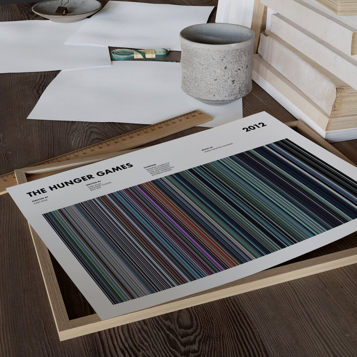 The Hunger Games Movie Barcode Poster