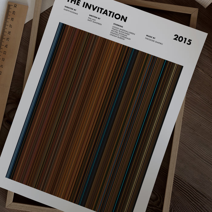 The Invitation (2015) Movie Barcode Poster