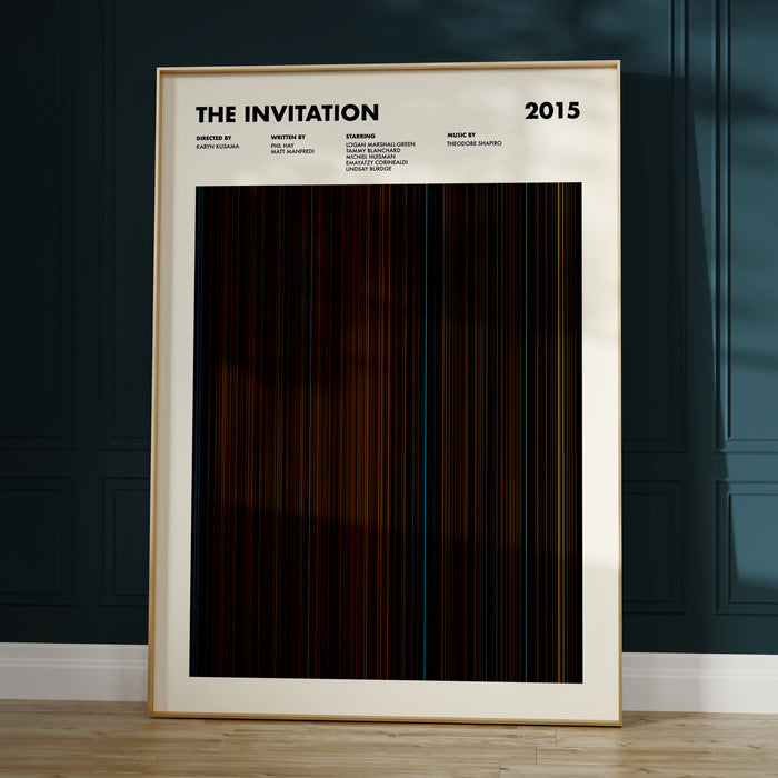 The Invitation (2015) Movie Barcode Poster