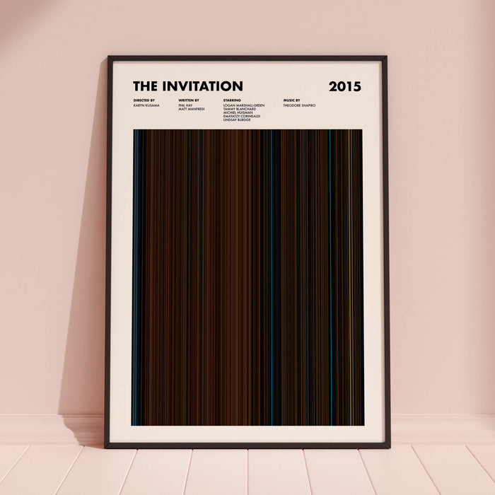 The Invitation (2015) Movie Barcode Poster