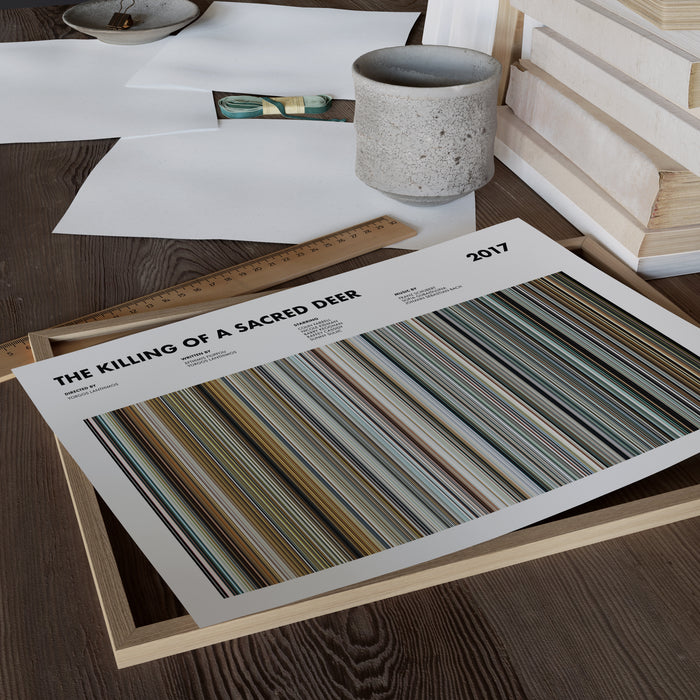 The Killing Of A Sacred Deer Movie Barcode Poster