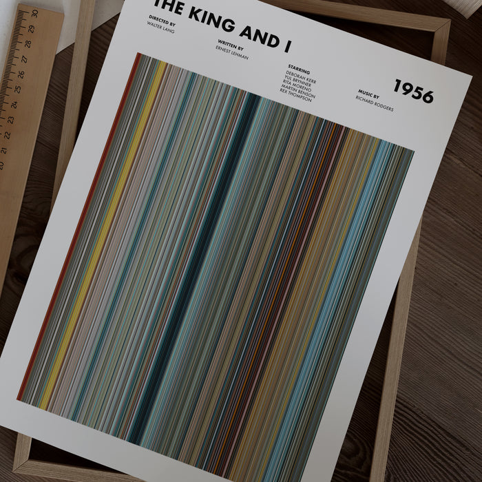 The King And I Movie Barcode Movie Barcode Poster