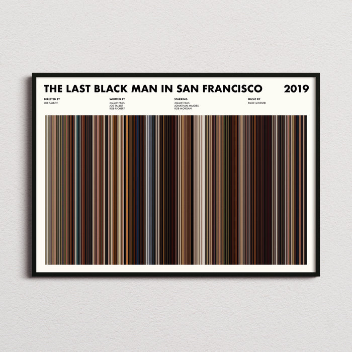The Last Black Man In San Francisco Movie Barcode Poster