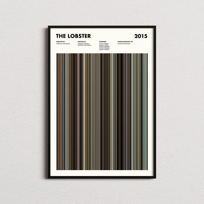 The Lobster Movie Barcode Poster