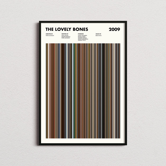 The Lovely Bones Movie Barcode Poster