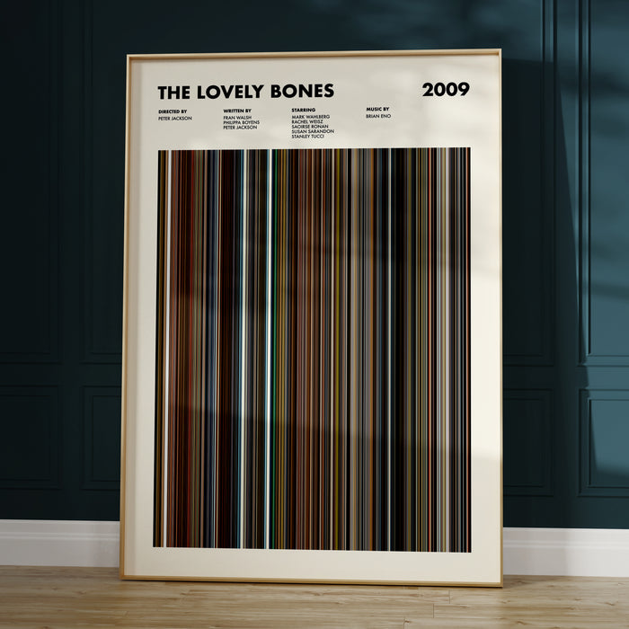 The Lovely Bones Movie Barcode Poster