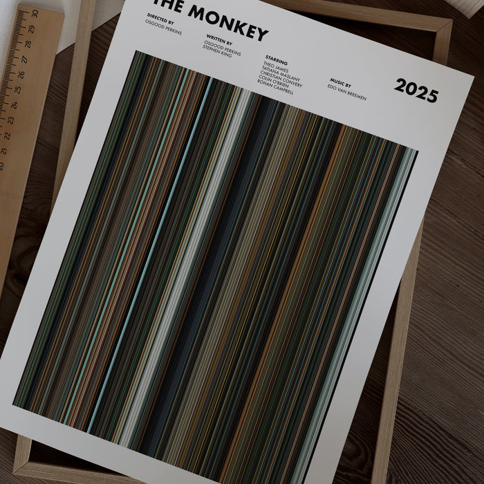 The Monkey Movie Barcode Poster