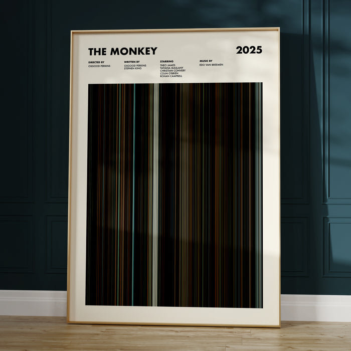 The Monkey Movie Barcode Poster