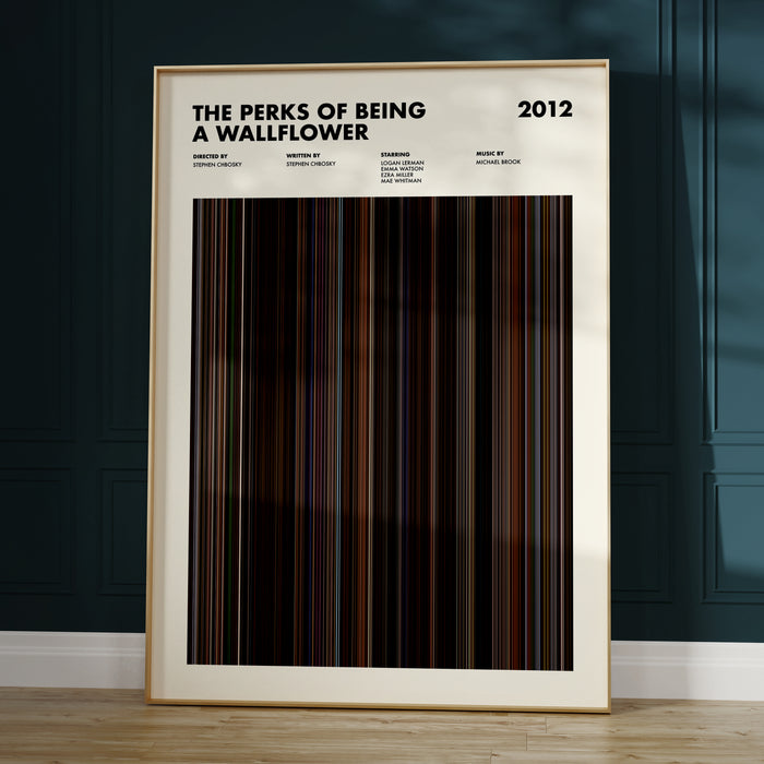 The Perks Of Being A Wallflower Movie Barcode Poster