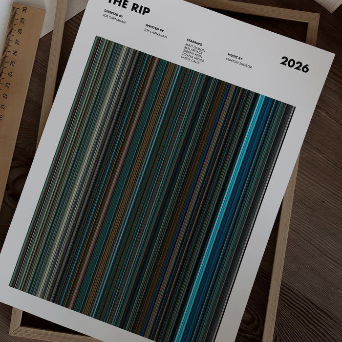 The Rip Movie Barcode Poster