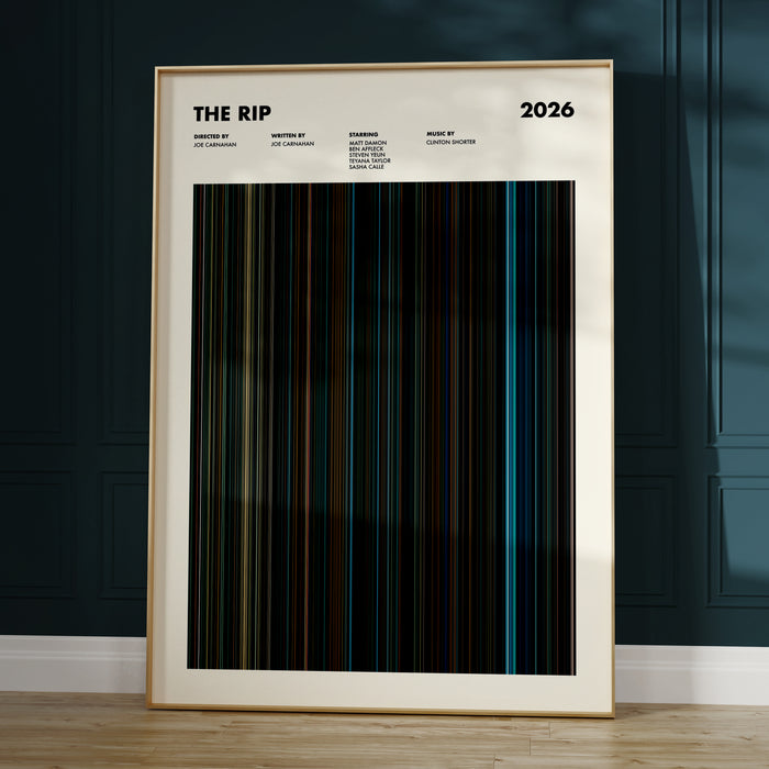 The Rip Movie Barcode Poster