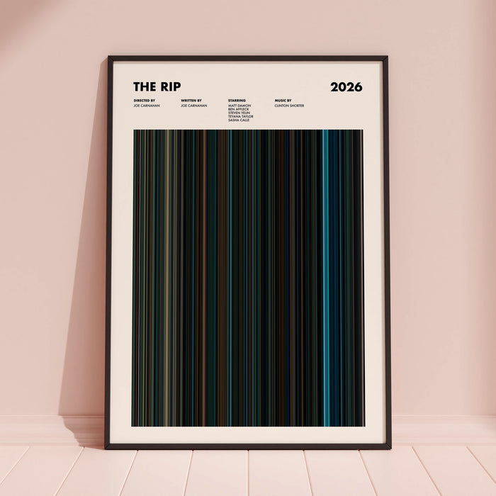 The Rip Movie Barcode Poster