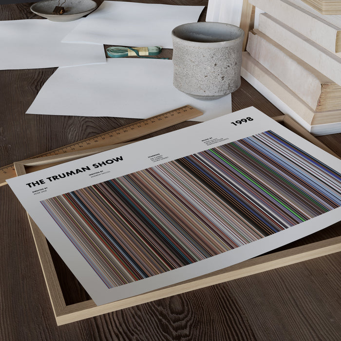 The Truman Show Movie Barcode Poster