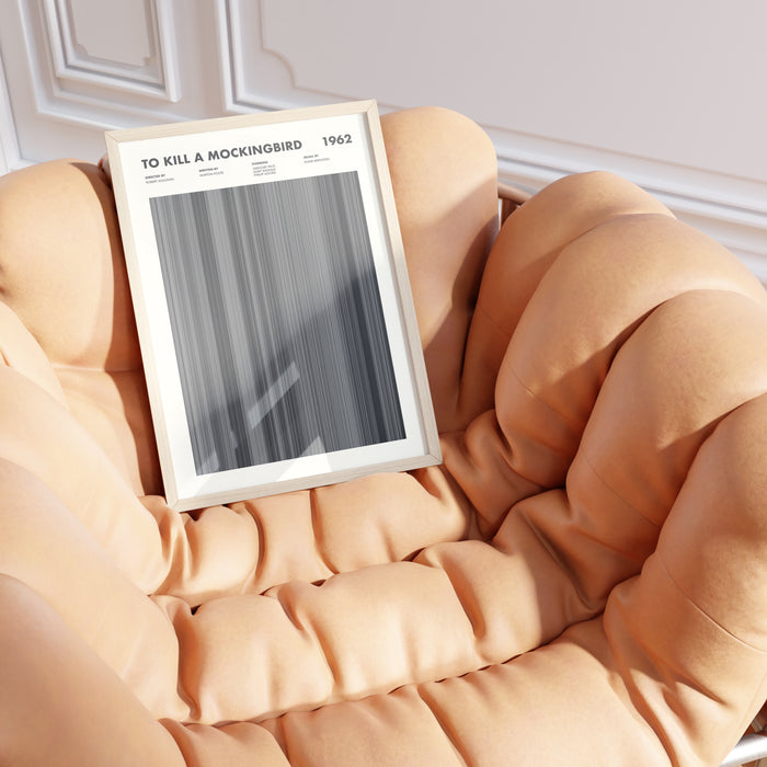 To Kill A Mockingbird Movie Barcode Poster