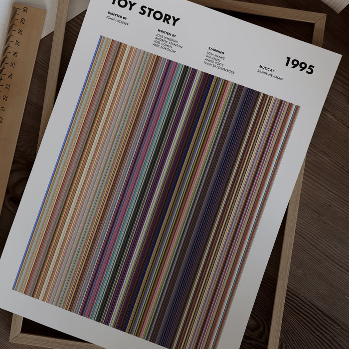Toy Story Movie Barcode Poster
